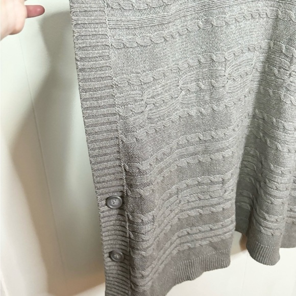 Banana Republic cable knit boatneck poncho sweater size XS/S oversized - Picture 2 of 7